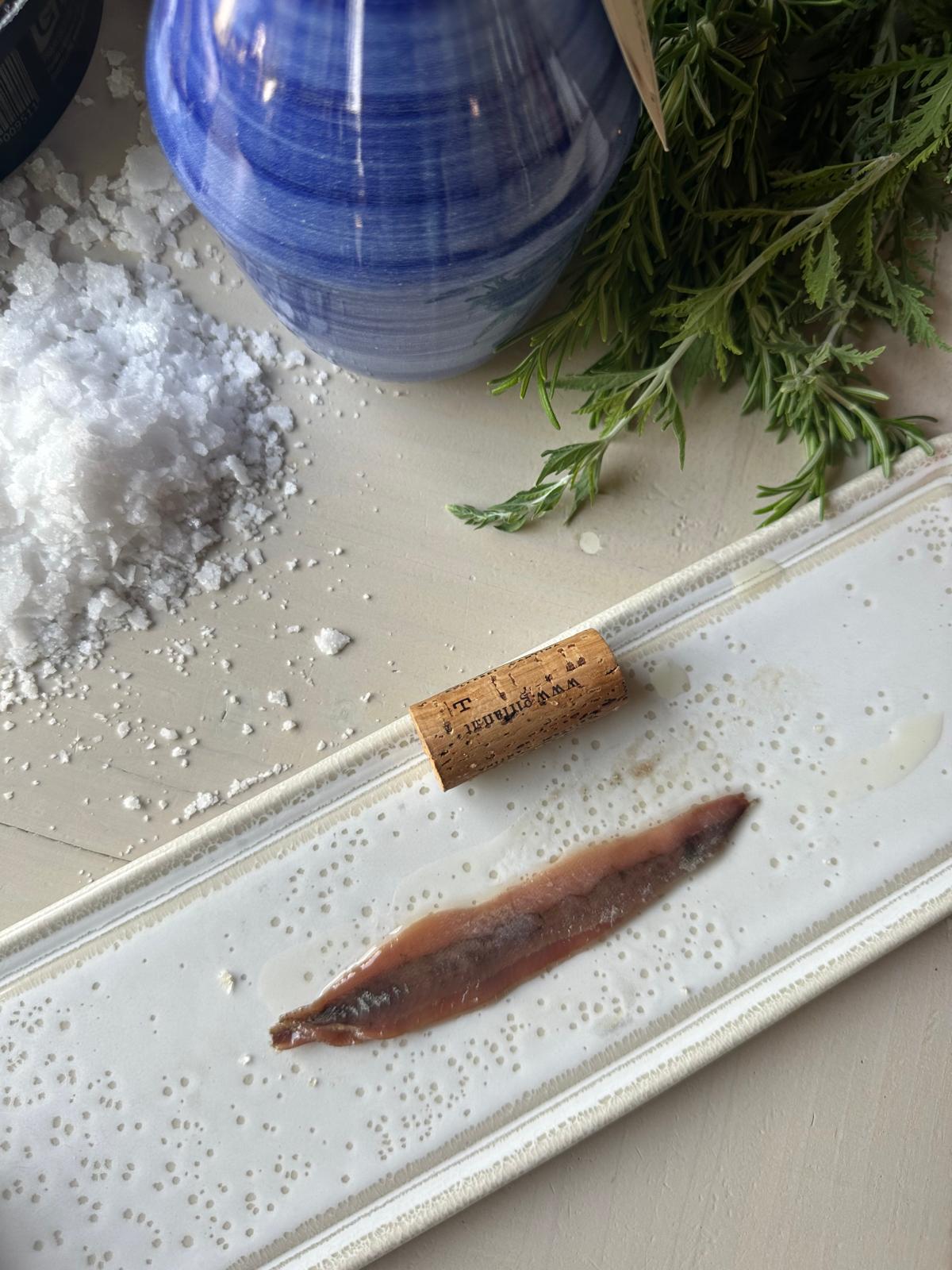 El Menù 50 filetti di acciughe del Cantabrico in olio di girasole SERIE ORO 550 g