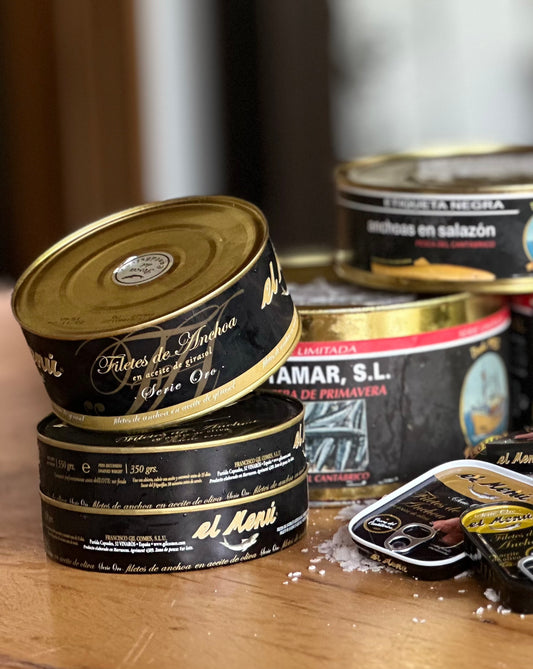 El Menù Filetti di acciughe del Cantabrico in olio di girasole SERIE ORO 1 kg