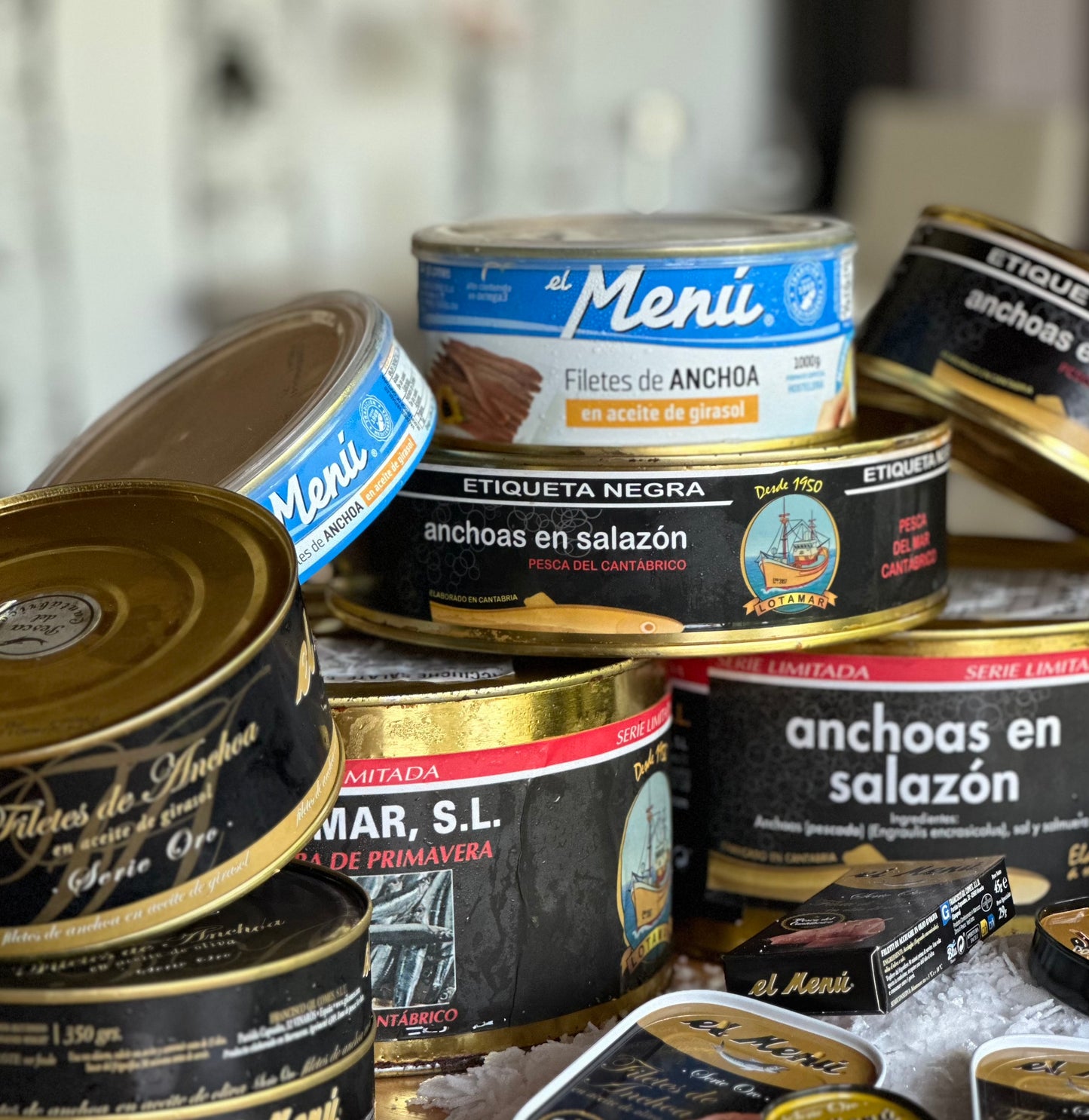 El Menù Filetti di acciughe Marocco in olio di girasole 515 g