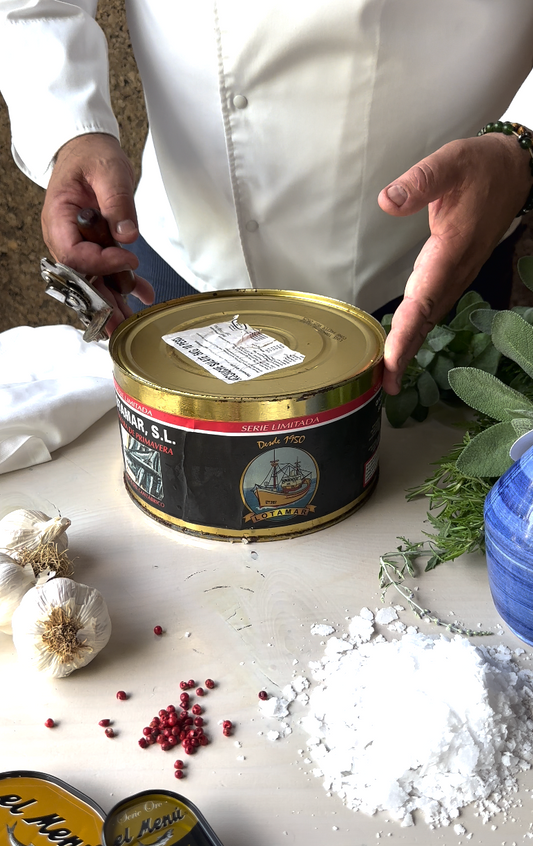 Lotamar Acciughe del Cantabrico sotto sale 11 pesci a strato SERIE LIMITADA 4,6 kg