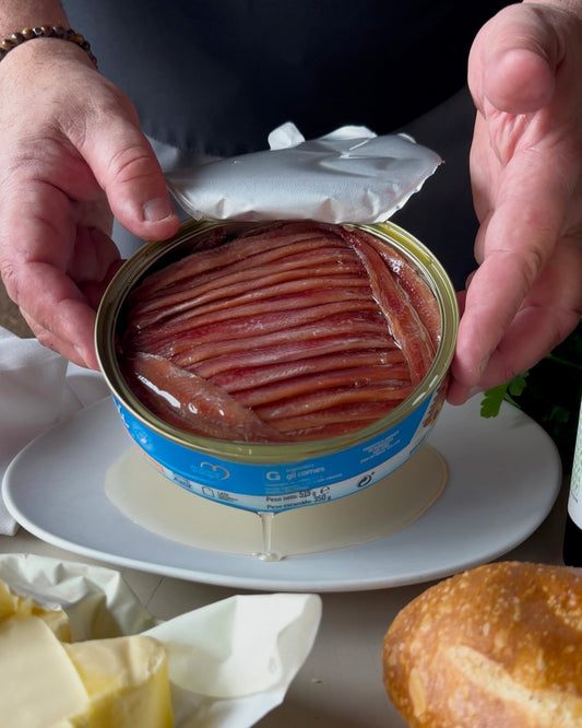 Moroccan anchovy fillets in sunflower oil 515 g