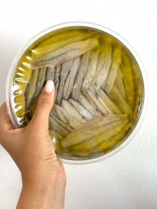 Marinated Sardine Fillets, in sunflower oil and extra virgin olive oil 550 g