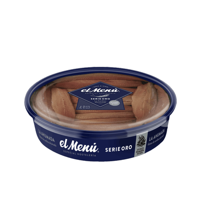 El Menù Filetti di Sardina affumicata con legno di faggio, in olio di girasole 550 g