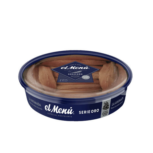 El Menù Filetti di Sardina affumicata con legno di faggio, in olio di girasole 550 g